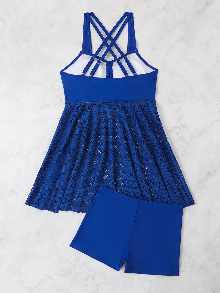 2 Piece Tankini & Beach Skirt Swimsuit Swimwear Bathers Bathing Swimming Suit Summer Beachwear - The Clothing Company Sydney