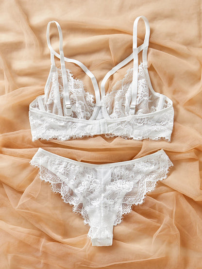 2 Piece Women's Lingerie Underwear Lace strapping Underwire Bra &  Brief Panties The Clothing Company Sydney