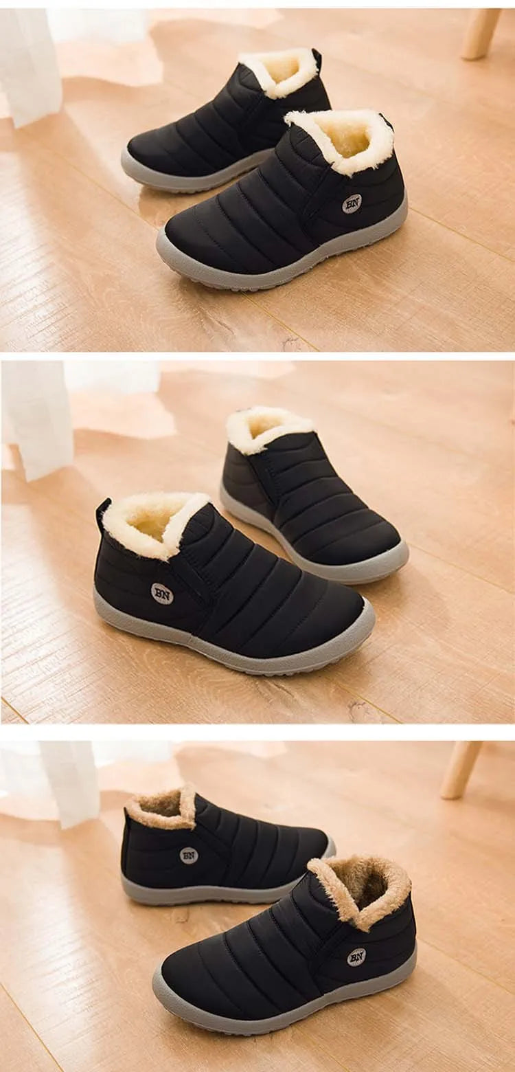 Men's Boots Snow Hiking Winter Boots For Men Outdoor Men Shoes Platform Work Shoes Footwear - The Clothing Company Sydney