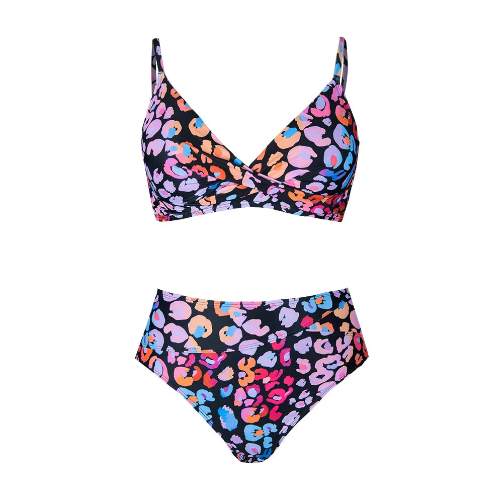 2 Piece High Waist Swimsuit Bikini Set The Clothing Company Sydney