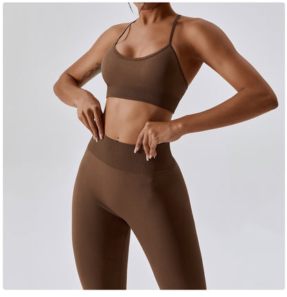 Seamless Athletic Wear Women Yoga Set 2 Piece Workout Tracksuit Sport Bra Gym Suits Fitness High Waist Running Leggings Sports Sets The Clothing Company Sydney