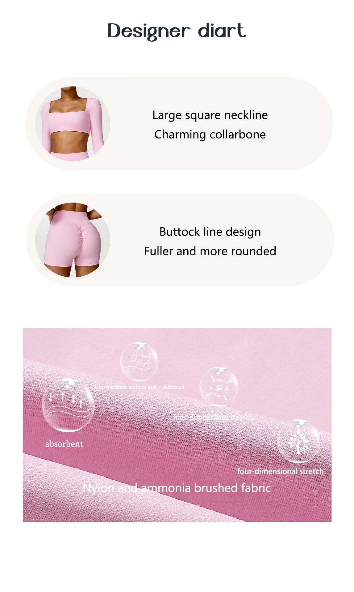 2 Piece Yoga Suit Sports Set Women Quick-Drying Gym Set Tracksuit Running Workout Long Sleeve Sports Shirt Clothing - The Clothing Company Sydney