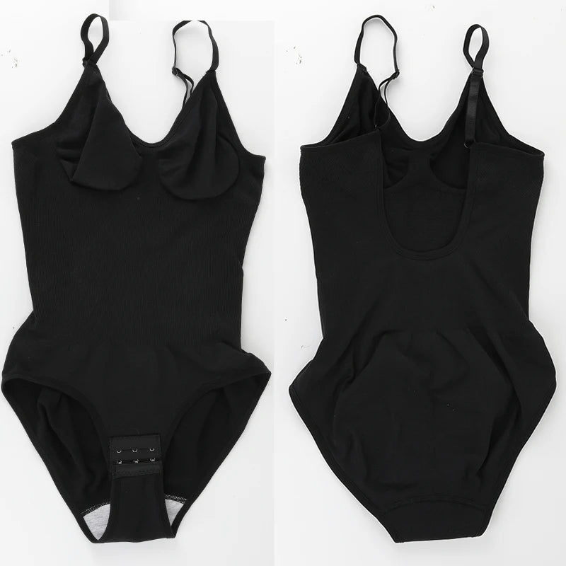 Womens Backless Bodysuits Seamless Shapewear Body Shaper Camisole Tops Corset Shapewear