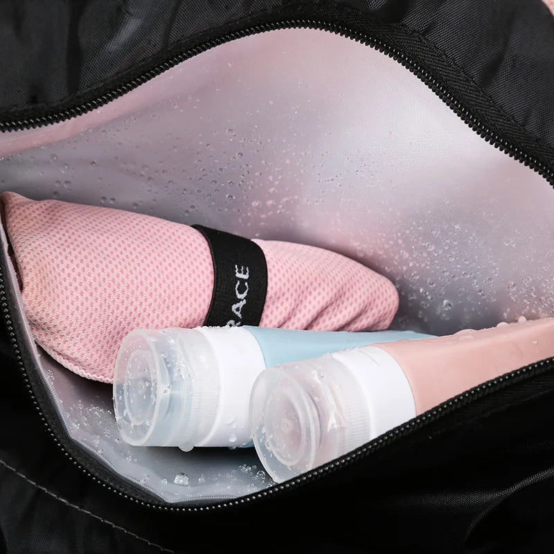 Travel Bag Women Shoulder Bag Casual Handbag Double Zipper Expansion Bag Large Bag Fashion Luggage Bag - The Clothing Company Sydney