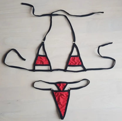 Triangle Bikini Top Mini Bikinis Female Swimwear thong Micro Swimsuit Women Bathers Bathing Suits - The Clothing Company Sydney
