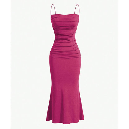 Women’s Elegant Maxi Party Dress – Spaghetti Strap Slim Fit Summer Evening Gown The Clothing Company Sydney