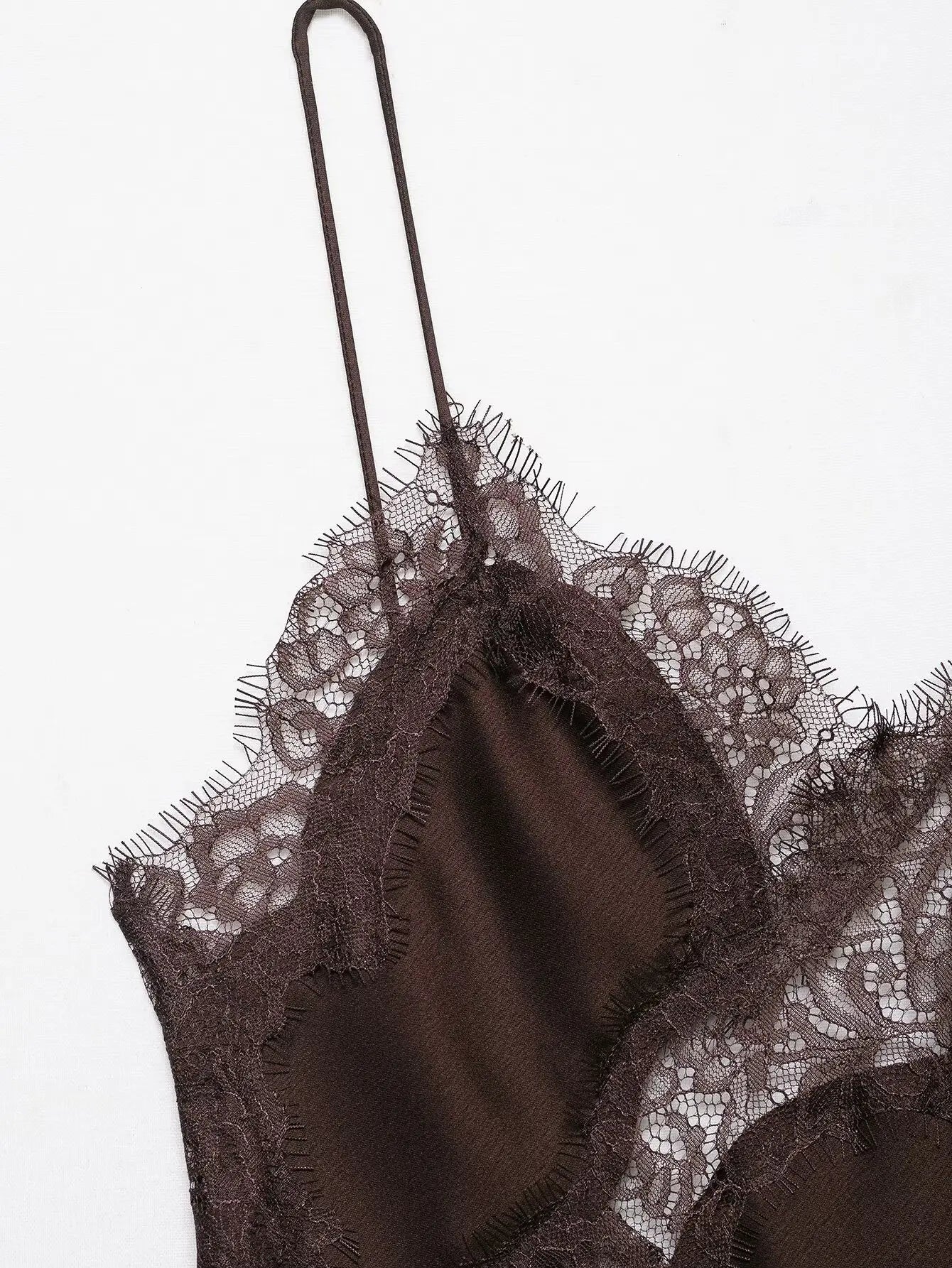 Lace Splicing Summer Sleeveless Asymmetry Dress Backless Slim Women's Party Sling Mini Dress The Clothing Company Sydney