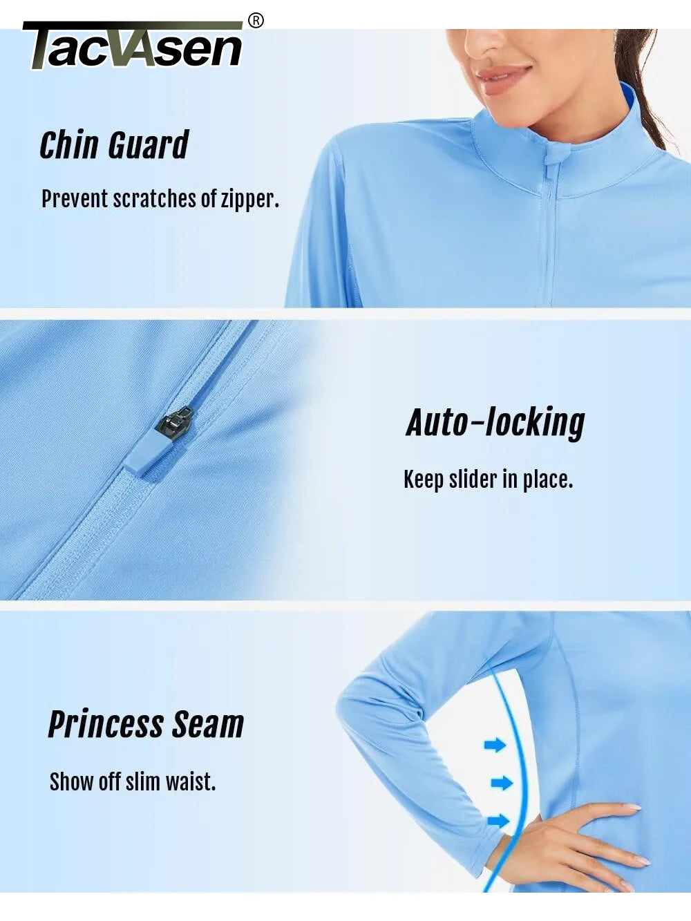 UPF 50+ Quick Dry Long Sleeve T Shirts Womens Anti UV/Sun Protection Shirts Running Hiking Fishing T-Shirts Outdoor Top The Clothing Company Sydney