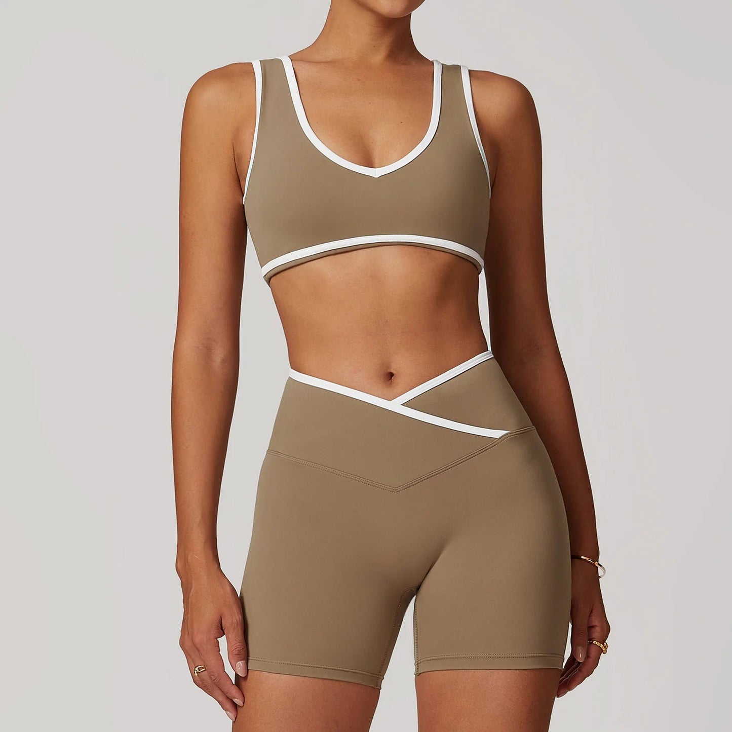 2 Piece Yoga Set Women's Workout Outfits Fitness Sportswear Gym Tracksuit High Waist Leggings Sports Bra Athletic Wear The Clothing Company Sydney