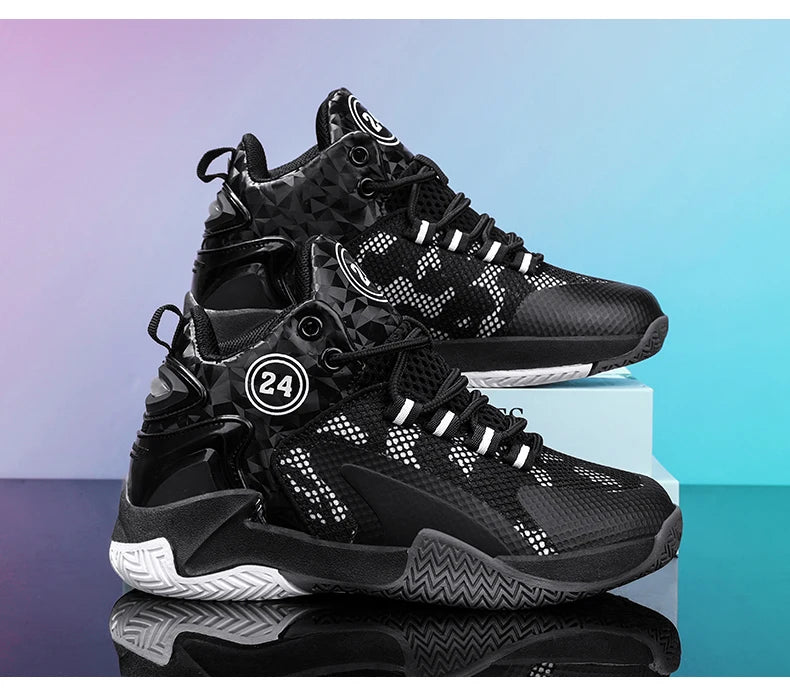 Kids Basketball Shoes Boys Girls Youth Adults Sneakers Non-slip Kids Trainer Basket Shoes Outdoor Leather Children Sport Shoes The Clothing Company Sydney