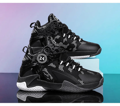 Kids Basketball Shoes Boys Girls Youth Adults Sneakers Non-slip Kids Trainer Basket Shoes Outdoor Leather Children Sport Shoes The Clothing Company Sydney