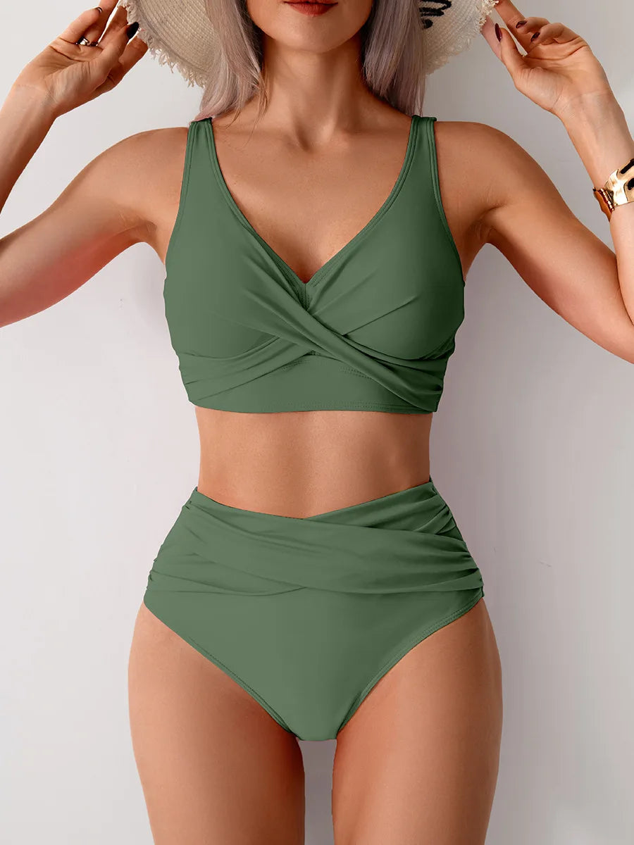 2 Piece Bikinis Push Up Swimsuits Beach Swim Wear Bathing Suits High Waist Bikini Set The Clothing Company Sydney