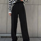 Classic Formal Straight Leg Pants Spring Summer Women's Versatile Casual Wear Loose Fit Wide Leg Pants The Clothing Company Sydney