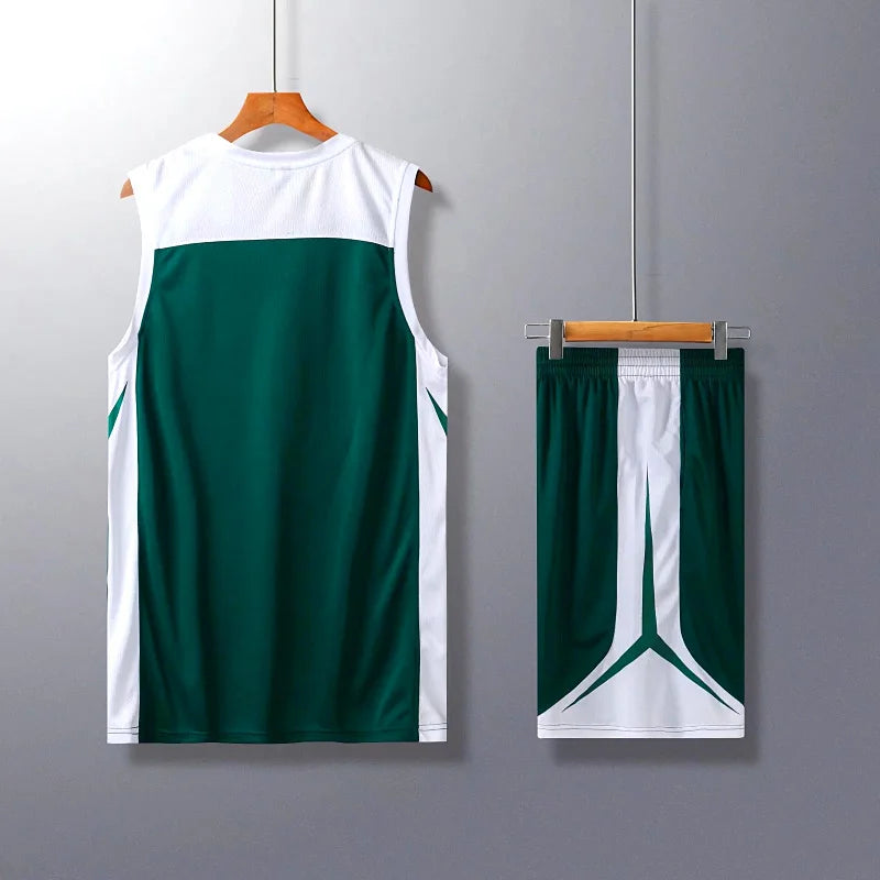 2 Piece Sportswear Basketball Jersey Shorts Set Blank custom Men Women Kids Basketball Uniforms The Clothing Company Sydney