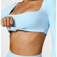 2 Piece Long Sleeve Gym Set Women Yoga Clothes Quick-Drying Sportswear Running Leggings Workout Sports Crop Top Shorts