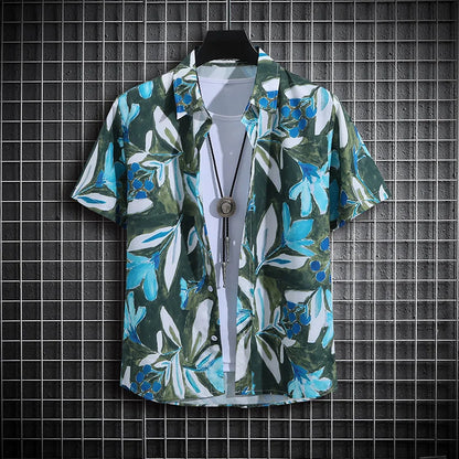 Men's Tropical Short Sleeve Printed Shirt  Unisex  Casual Tops - The Clothing Company Sydney