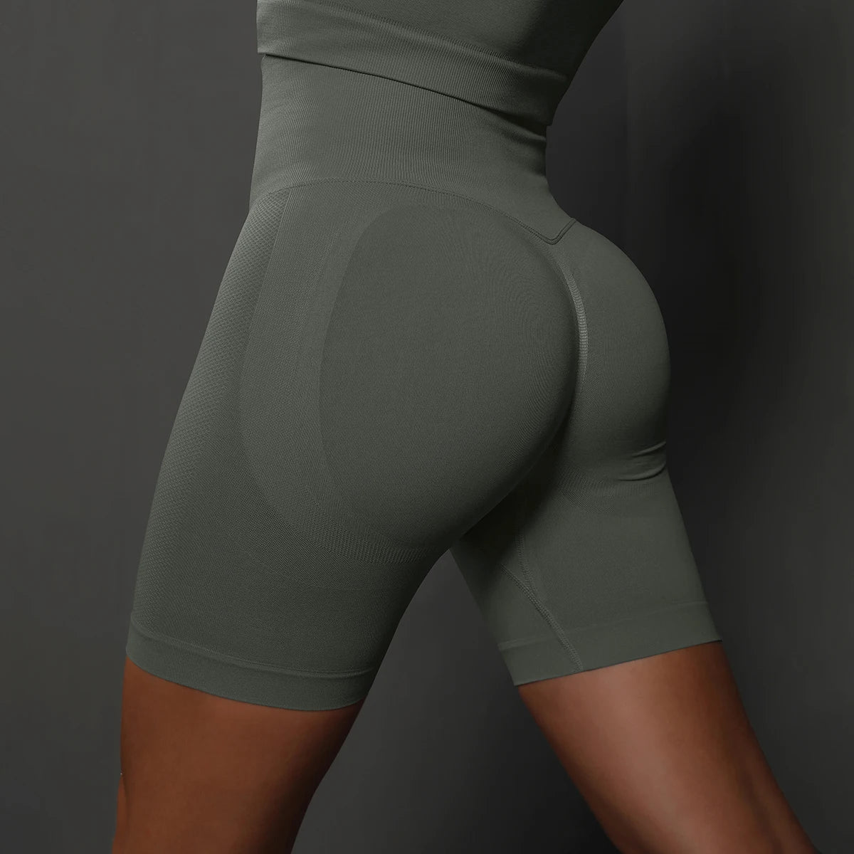 Seamless Yoga Workout Gym Fitness High Waist Sports Shorts The Clothing Company Sydney
