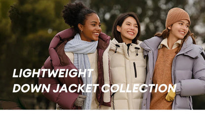 Women's Hooded Puffer Down Jacket The Clothing Company Sydney