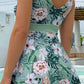 Floral Tankini Set 2 Piece Women Swimsuit High Waist Swimwear Bathers Bathing Swimming Suit Summer Beachwear
