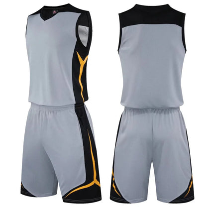 2 Piece Sportswear Basketball Jersey Shorts Set Blank custom Men Women Kids Basketball Uniforms - The Clothing Company Sydney