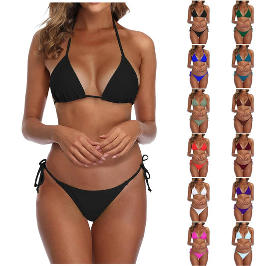 2 Piece Bikini Swimsuit Brazilian Pink Bikini Bather Bathing Suit For Women Triangle Top Thongs Swimsuits The Clothing Company Sydney