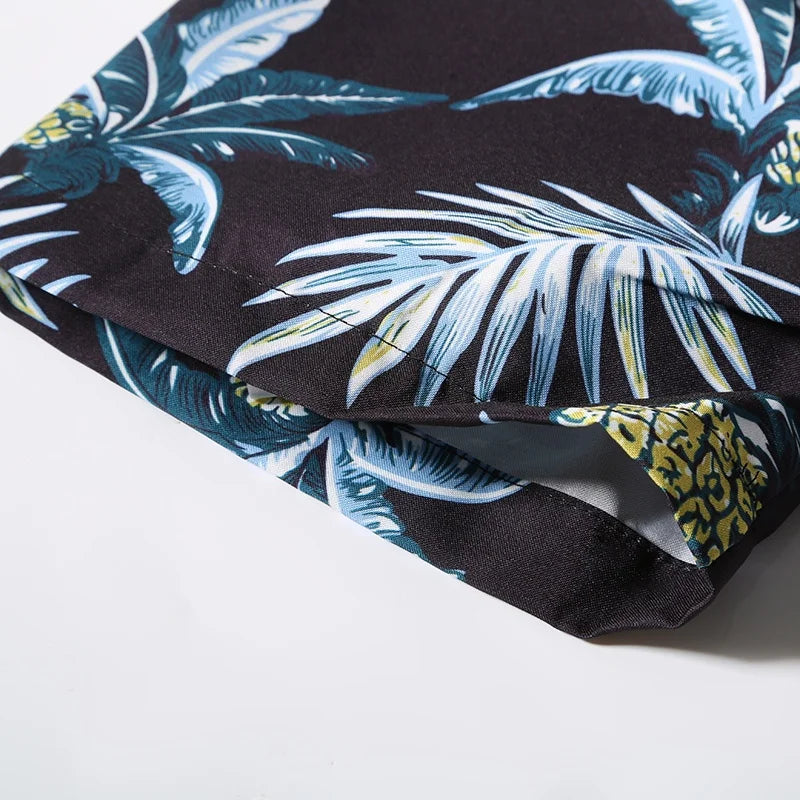 Men's Summer Short Sleeve Printed Shirt Thin Beach Shirt Men's Clothing Turtle Neck Polo  Shirt Casual Top - The Clothing Company Sydney