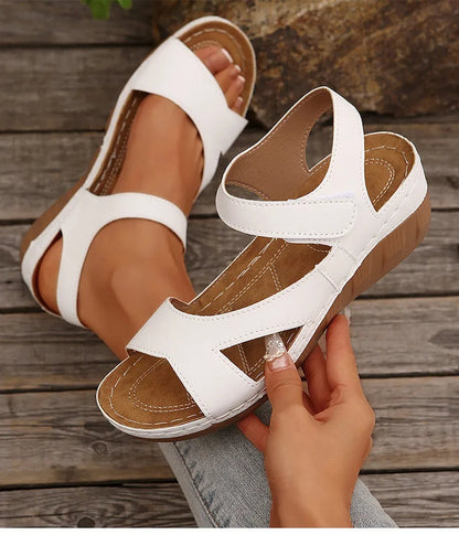 Women's Summer Casual Wedges Footwear Soft Heeled Sandals The Clothing Company Sydney