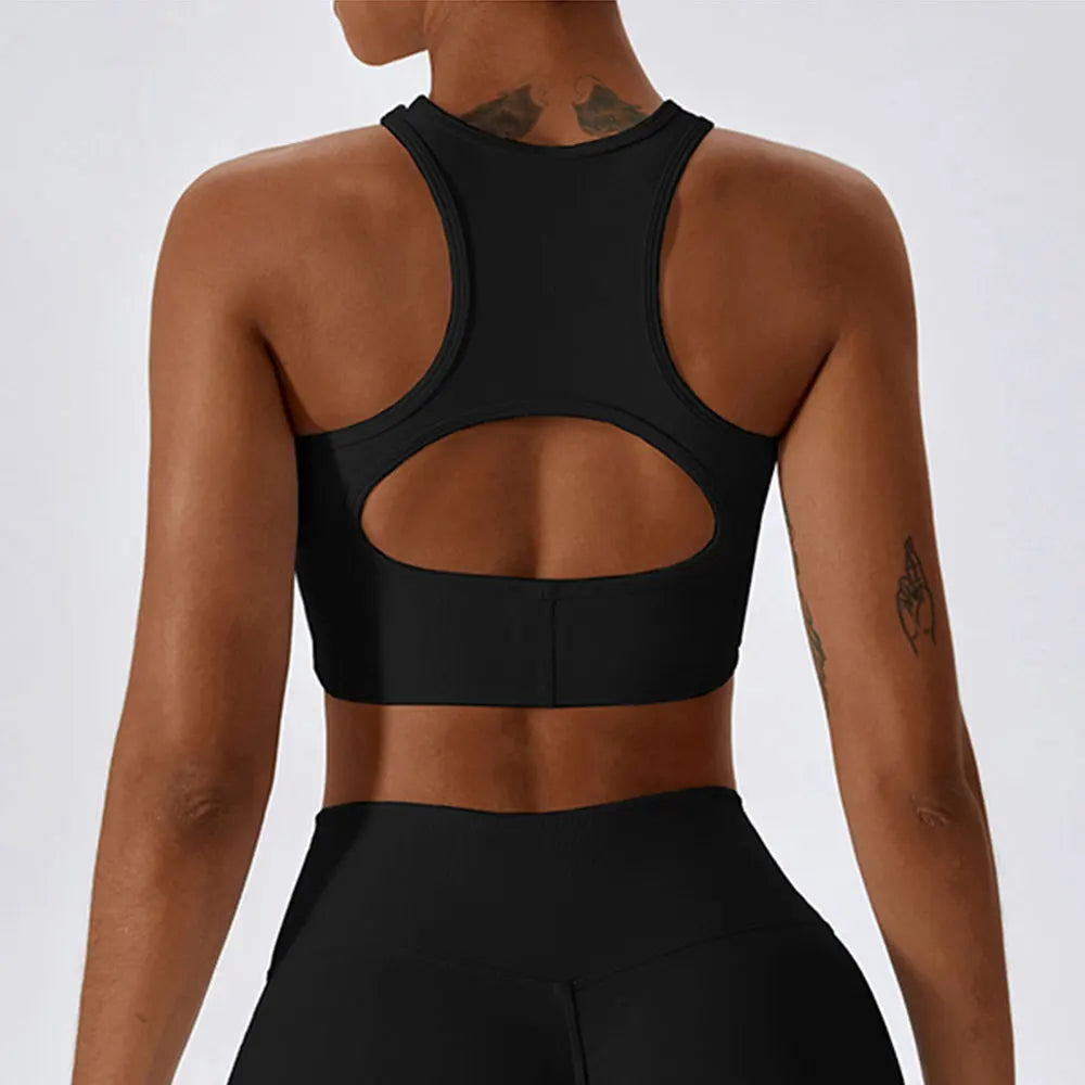 Women's Sport Bras Gym High Intensity  Running Yoga Beautiful Back Dry Bras Shockproof Rib Workout Bra Seamless Fitness Top The Clothing Company Sydney