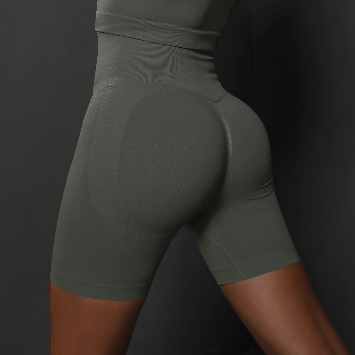 Seamless Yoga Workout Gym Fitness High Waist Sports Shorts The Clothing Company Sydney