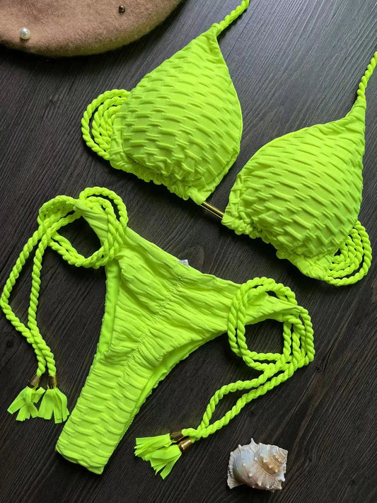 2 Piece Bikini Set Swimsuit Women Swimwear Push Up Thong Bathing Suit Beach Wear Bathers The Clothing Company Sydney