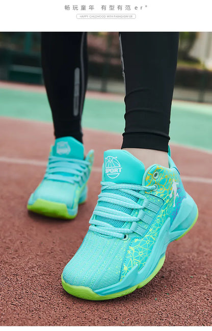 Kids Boys Girls Basketball Shoes Children's Casual Shoes Outdoor Training Running Sneakers Child Non-slip Comfortable Sneakers The Clothing Company Sydney