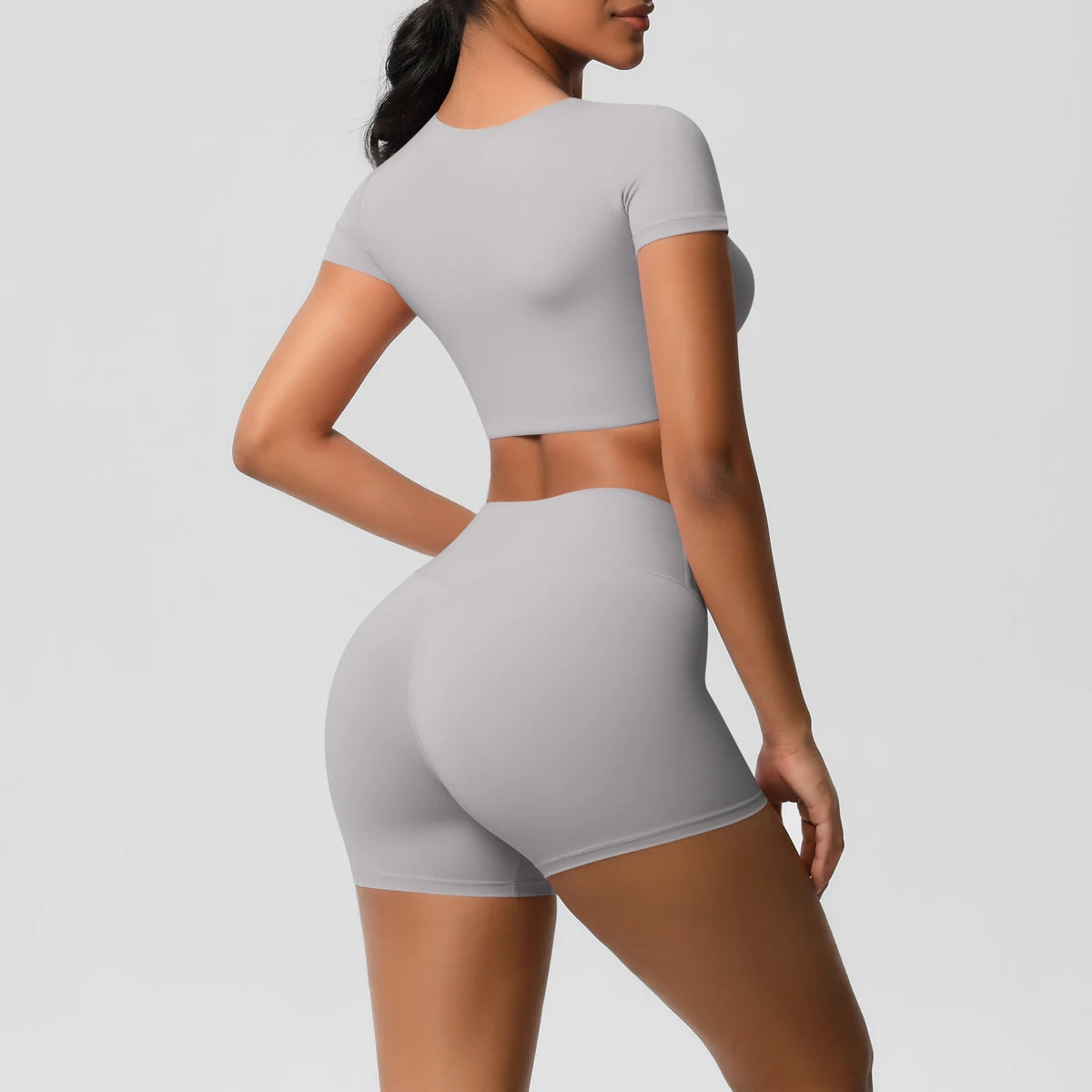 2 Piece Workout Sportswear Active Wear Sports Tank Top Bike Shorts Women Gym Bicycle Sorts Matching Set The Clothing Company Sydney