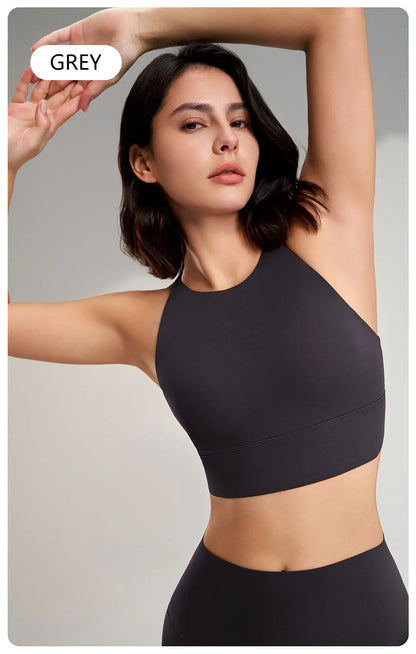 2 Piece Yoga Gym Running Leggings Crop Top Matching Outfit Set - The Clothing Company Sydney