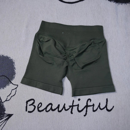 Dynamic Shorts 4.5" Women's Seamless Yoga Shorts High Waisted Butt Lifting Breathable Workout Gym Running Bike Shorts The Clothing Company Sydney