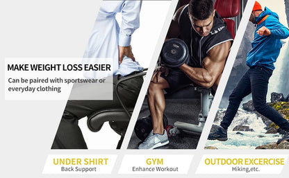 Men's Body Shaper Vest Shirt Abs Gym Workout Compression Tank Top Sleeveless Shapewear - The Clothing Company Sydney