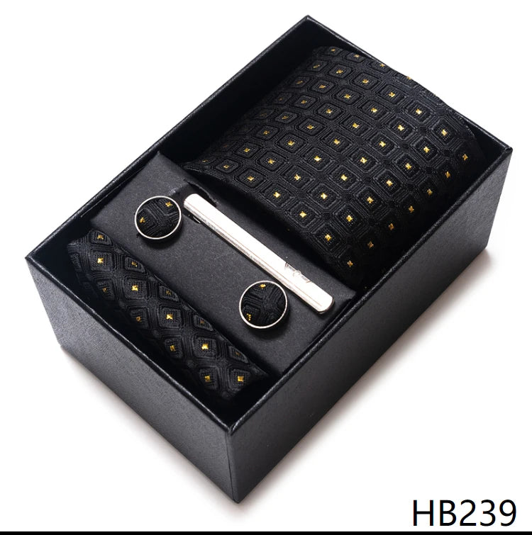 7.5 cm Business Ties Hanky Cufflink Set Tie Clips Green Necktie Corbatas For Men Wedding In Gift Box The Clothing Company Sydney