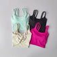 Women's Sports Bras Fitness Top Lingerie, Push Up Fixed Pad Yoga Bra Knotted Back Running Vest Gym Tops The Clothing Company Sydney