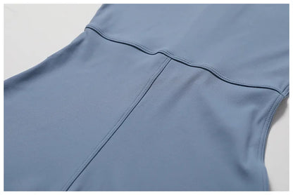 Women Zipper Short Sleeve Active Suit Dance Fitness Sportwear Tight Open Collar Yoga Jumpsuits - The Clothing Company Sydney