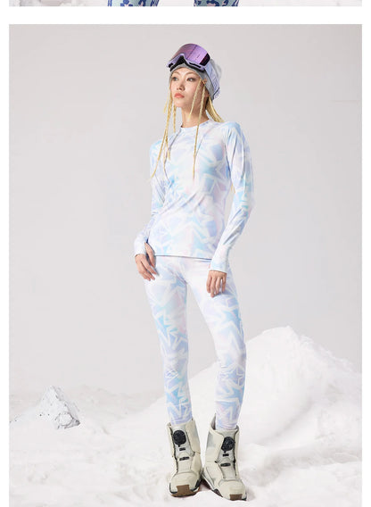 Womens 2 Piece Ultra Soft Winter Ski Quick Dry Base Layering Set Microfiber Fleece Thermal Underwear Plus Pants Set - The Clothing Company Sydney