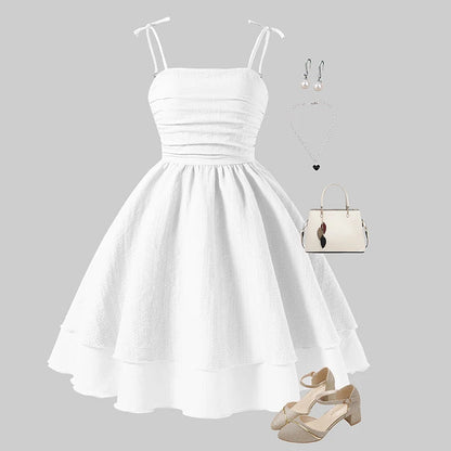 Kids Set Pink Tiered Sling Princess Dress Sweet Style Tween Girls Dress Birthday Party Dress The Clothing Company Sydney