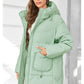 Hooded Parkas Women's Plus Size Casual Hooded Pocket Women Down Jacket Coat Outwear - The Clothing Company Sydney