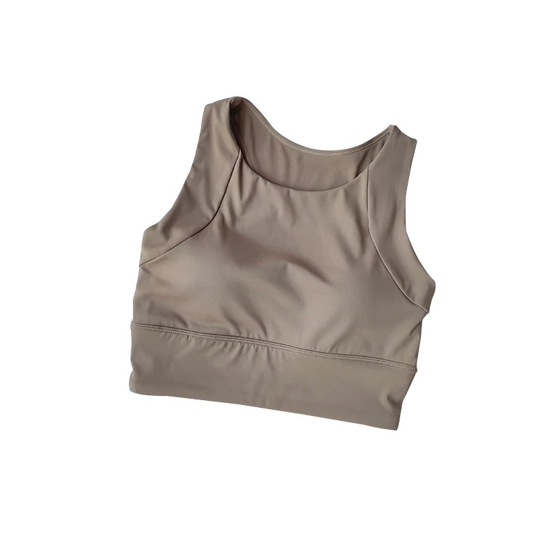 Shock proof Compact Sports Vest Running Breathable Full cup Yoga Vest Gym Clothing Summer Fitness Sports Bra The Clothing Company Sydney