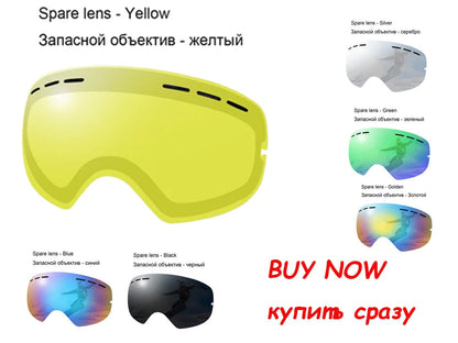 Double Layers Anti-Fog Snow Ski Goggles The Clothing Company Sydney