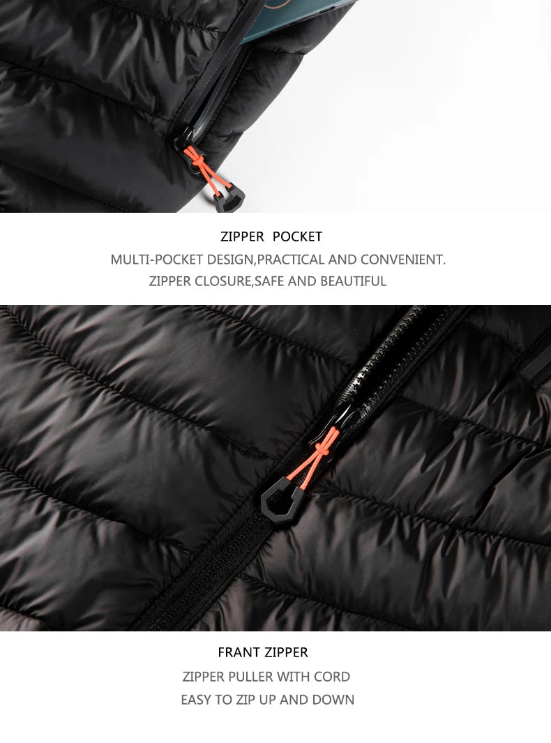 Men’s Hooded Winter Parka – Windproof Thick Casual Jacket with Detachable Hat The Clothing Company Sydney