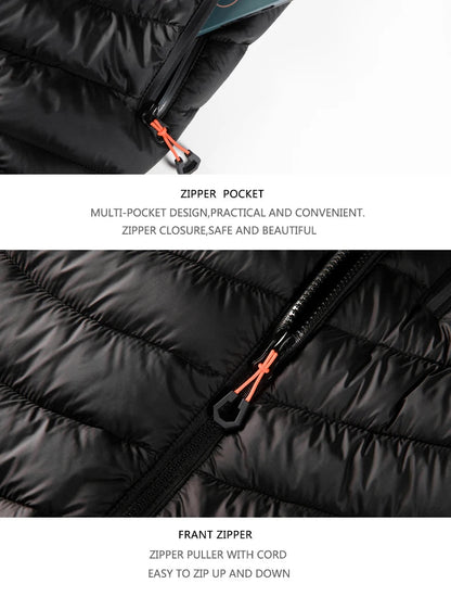 Men’s Hooded Winter Parka – Windproof Thick Casual Jacket with Detachable Hat The Clothing Company Sydney