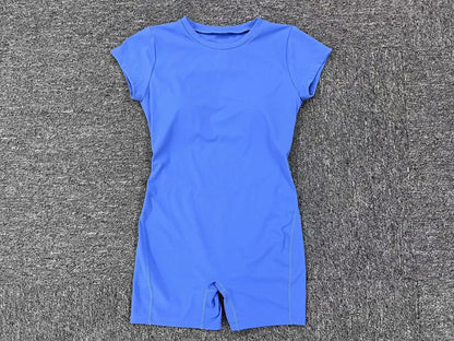 Backless Jumpsuit Gym Workout Yoga Women's Dance Fitness One Piece Sports Jumpsuit With Pads Playsuit - The Clothing Company Sydney