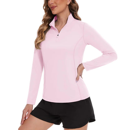 UPF 50+ Quick Dry Long Sleeve T Shirts Womens Anti UV/Sun Protection Shirts Running Hiking Fishing T-Shirts Outdoor Top The Clothing Company Sydney