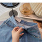 High Waist Plus-size Women Jeans Student Casual Versatile Trendy A- line Hot Pants Cotton Jeans Shorts The Clothing Company Sydney