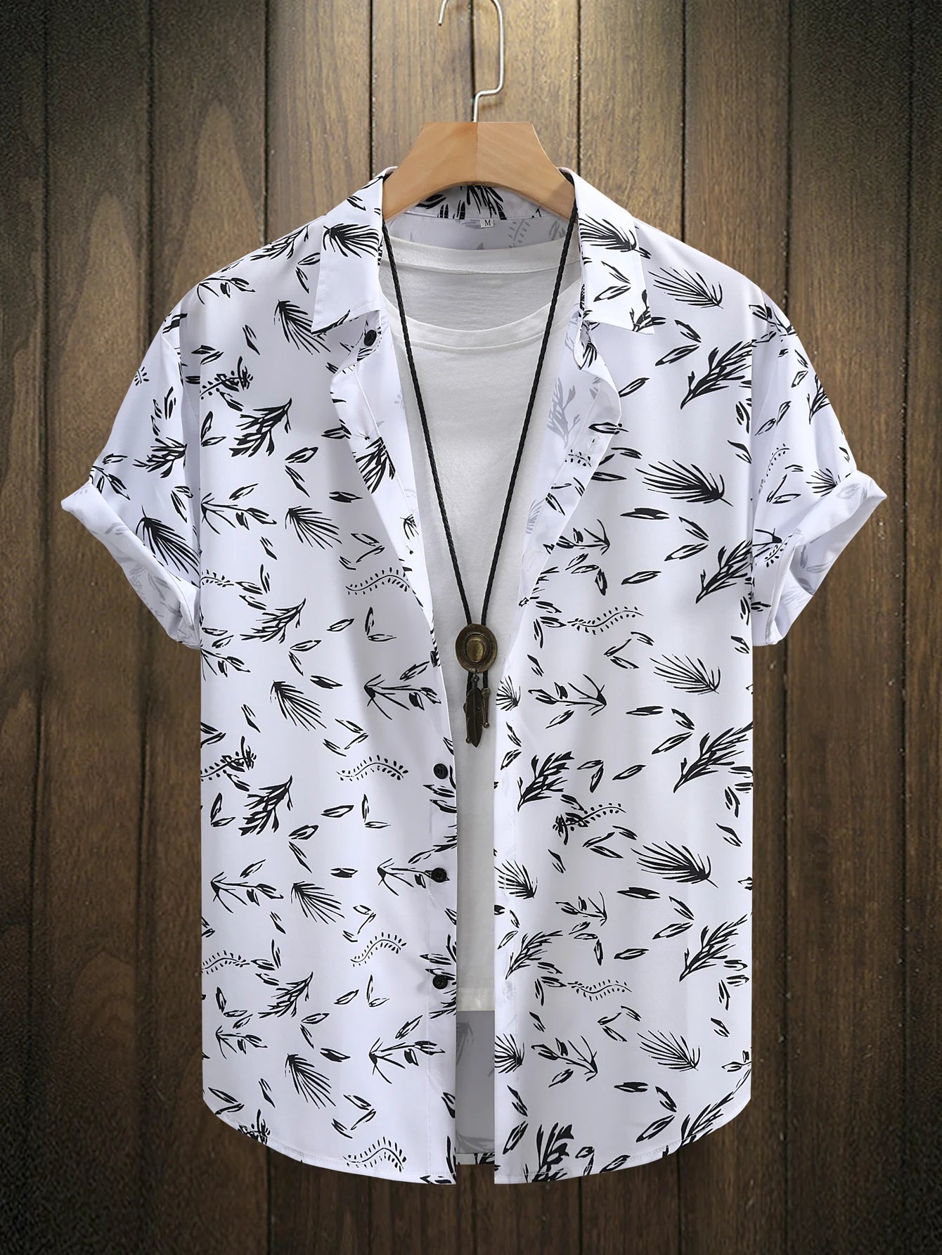 Men's Summer Short Sleeve Printed Shirt Thin Beach Shirt Men's Clothing Casual Shirt - The Clothing Company Sydney