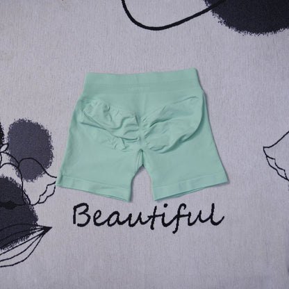 Dynamic Shorts 4.5" Women's Seamless Yoga Shorts High Waisted Butt Lifting Breathable Workout Gym Running Bike Shorts The Clothing Company Sydney